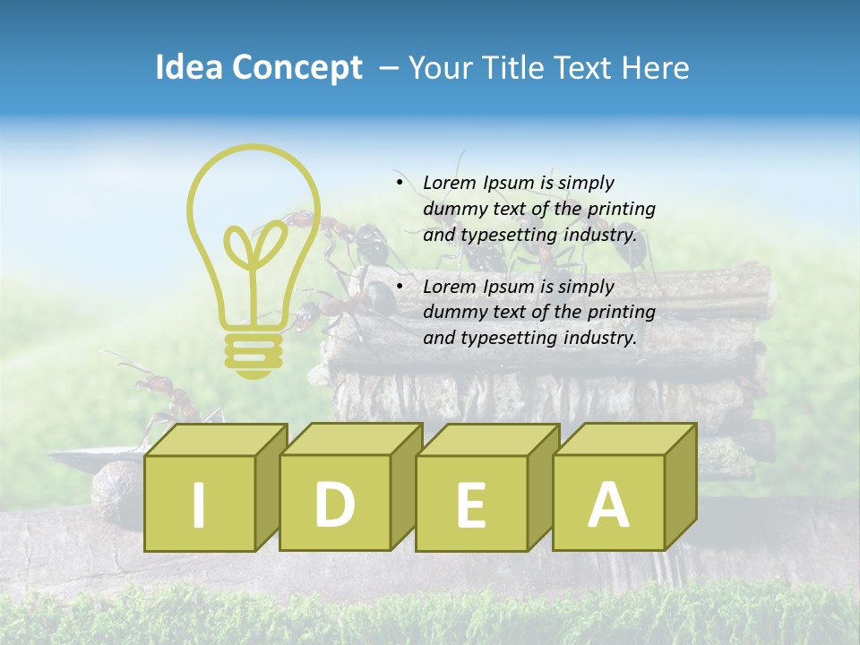 Firewood Delivery Highway PowerPoint Template