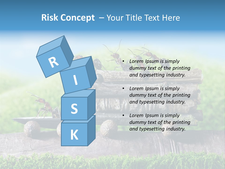 Firewood Delivery Highway PowerPoint Template