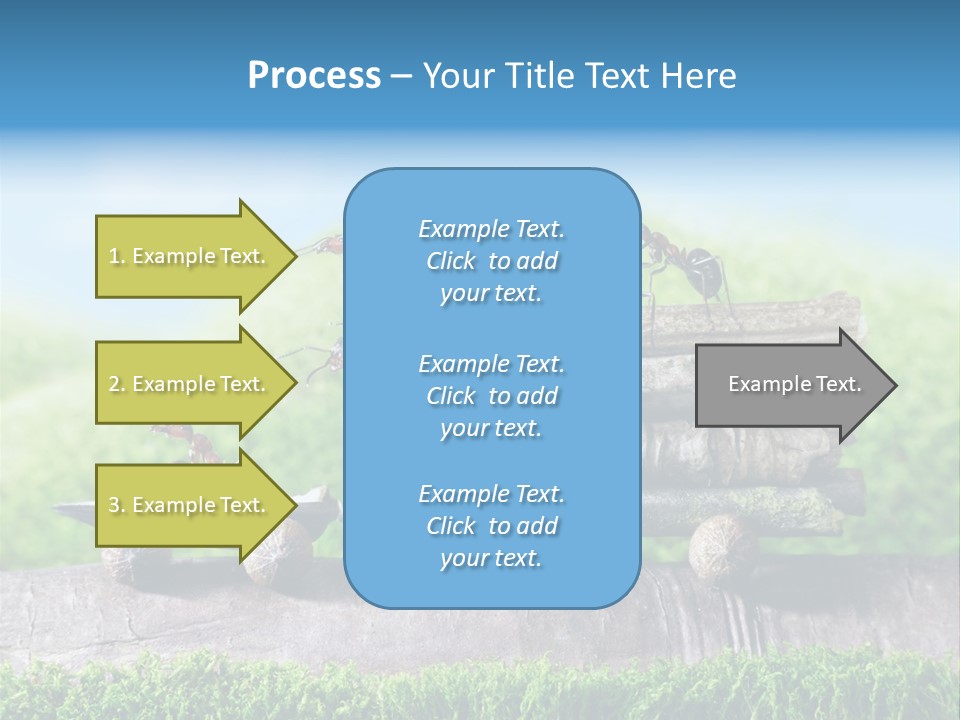 Firewood Delivery Highway PowerPoint Template
