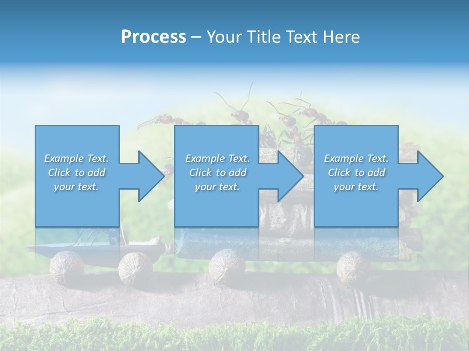 Firewood Delivery Highway PowerPoint Template