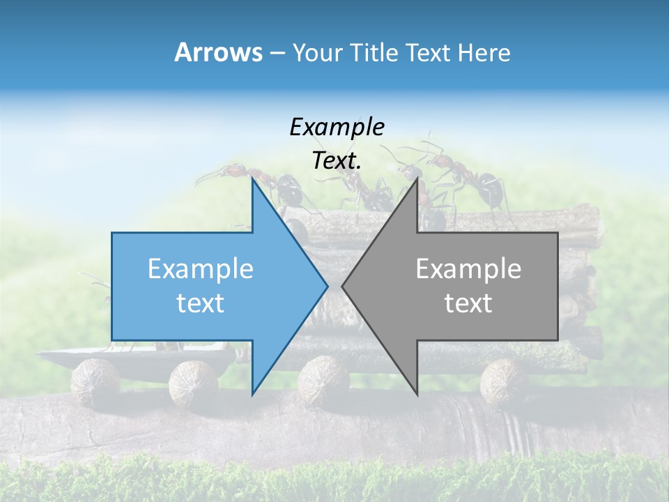 Firewood Delivery Highway PowerPoint Template
