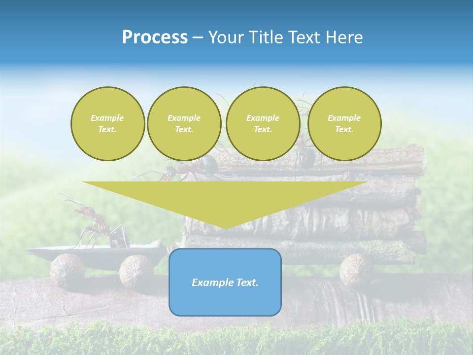 Firewood Delivery Highway PowerPoint Template
