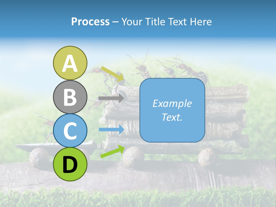 Firewood Delivery Highway PowerPoint Template
