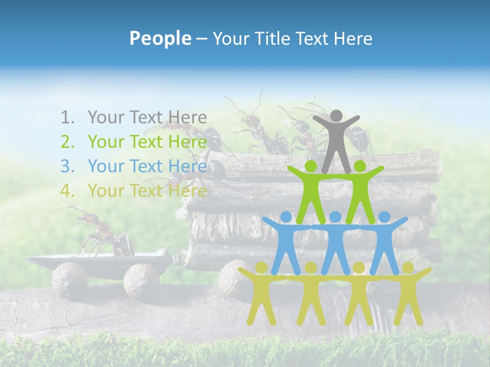 Firewood Delivery Highway PowerPoint Template