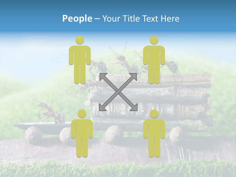 Firewood Delivery Highway PowerPoint Template