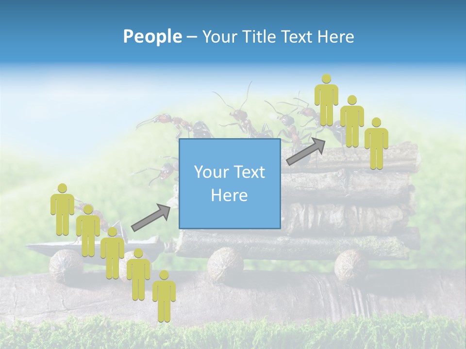 Firewood Delivery Highway PowerPoint Template