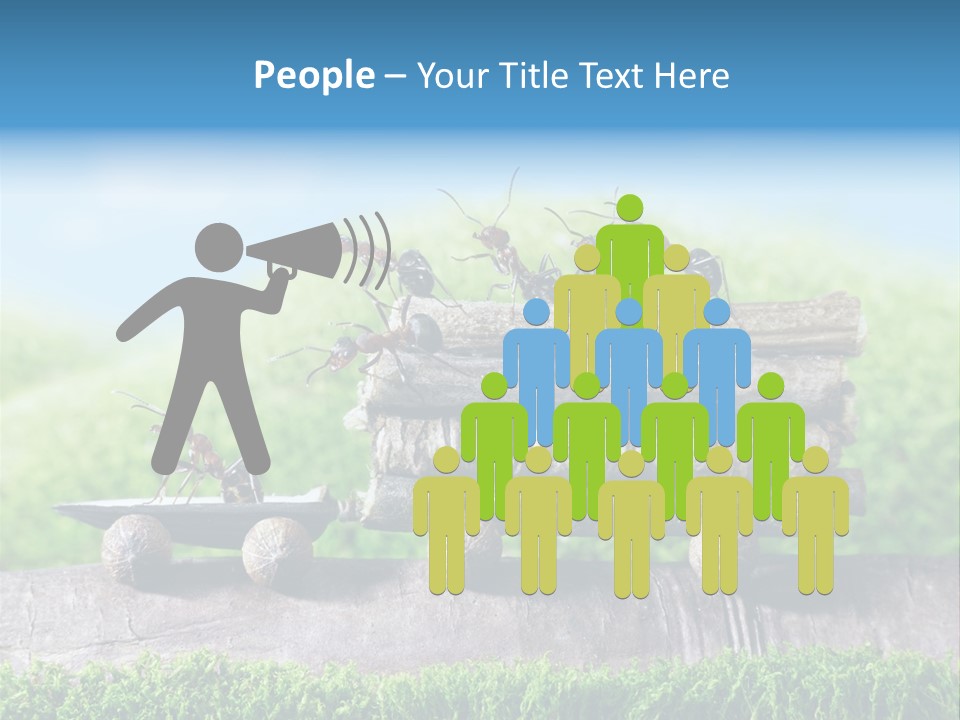 Firewood Delivery Highway PowerPoint Template