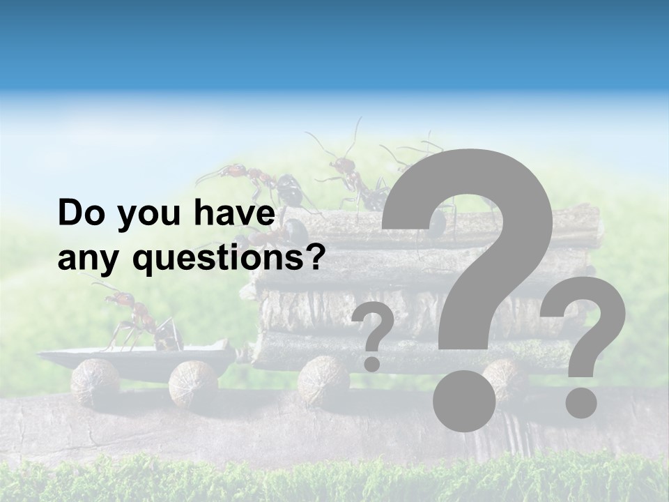 Firewood Delivery Highway PowerPoint Template