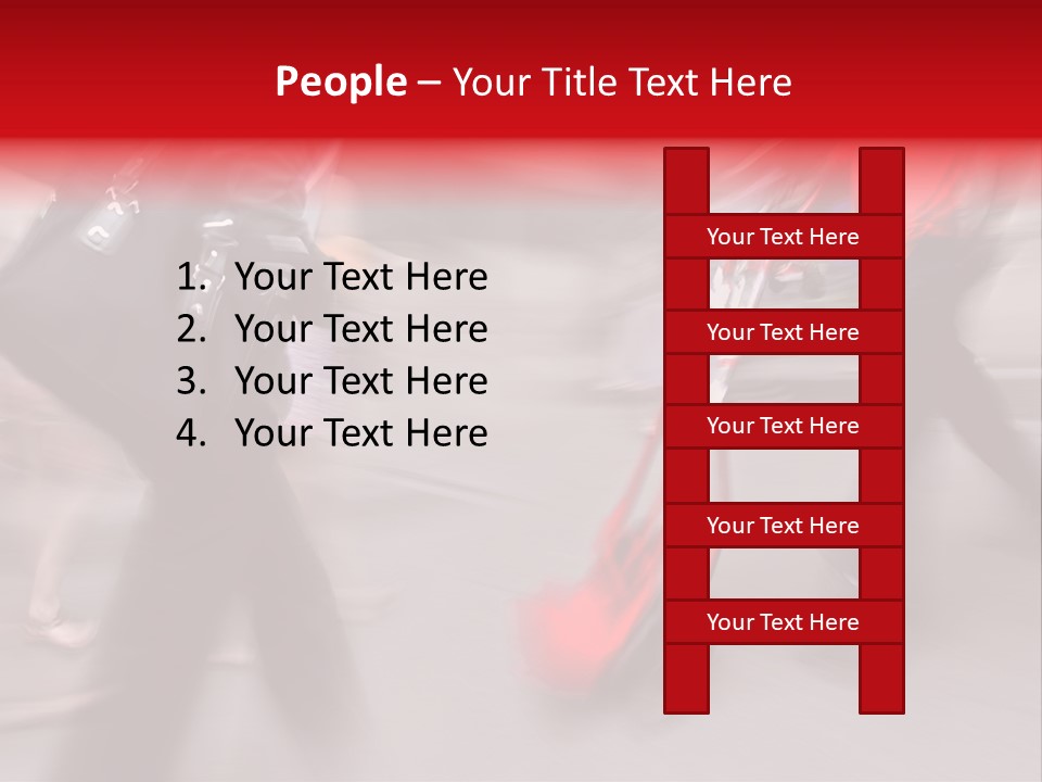 Itting Chair Communication PowerPoint Template
