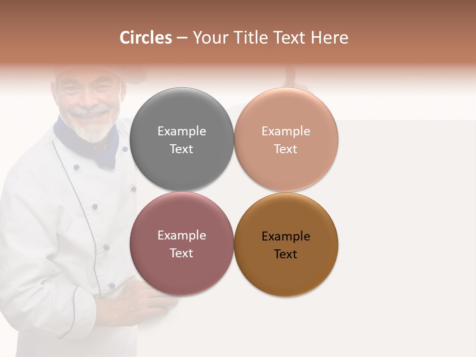 Kitchen Work Man PowerPoint Template