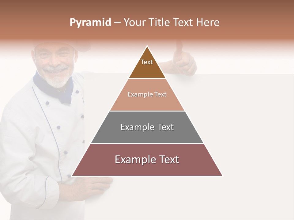 Kitchen Work Man PowerPoint Template