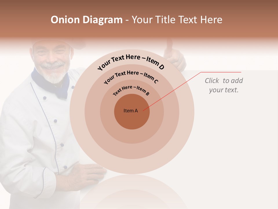 Kitchen Work Man PowerPoint Template