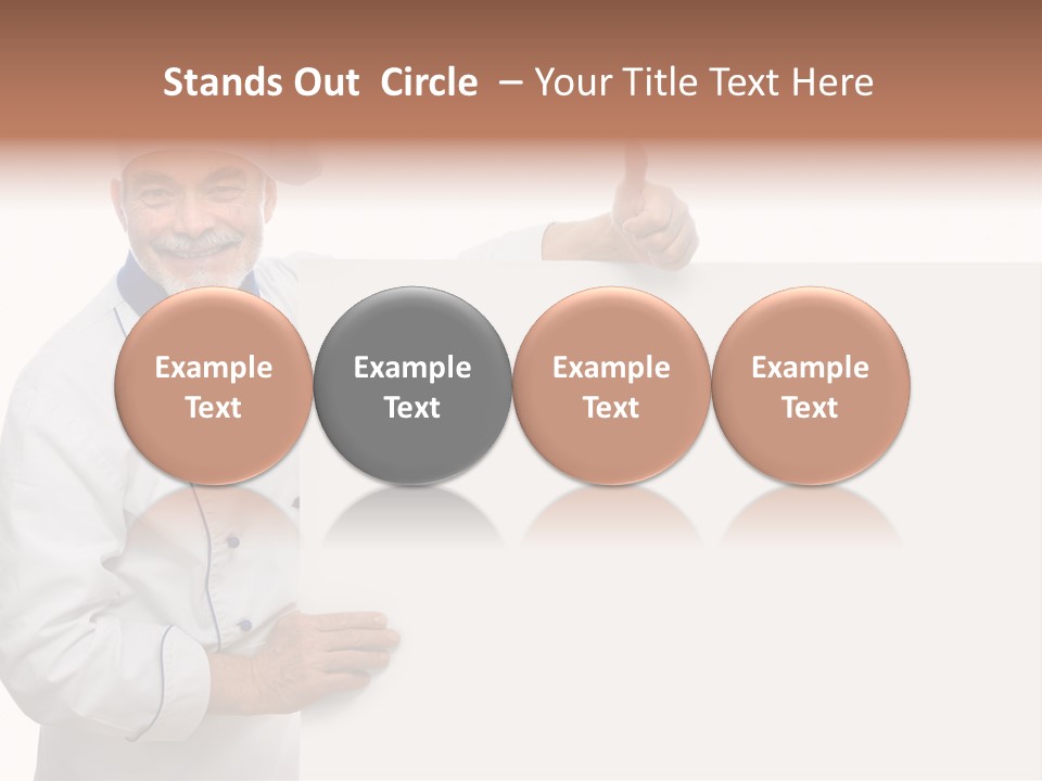 Kitchen Work Man PowerPoint Template