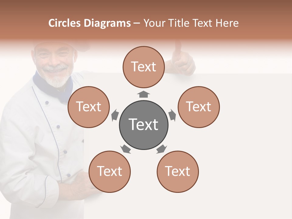 Kitchen Work Man PowerPoint Template