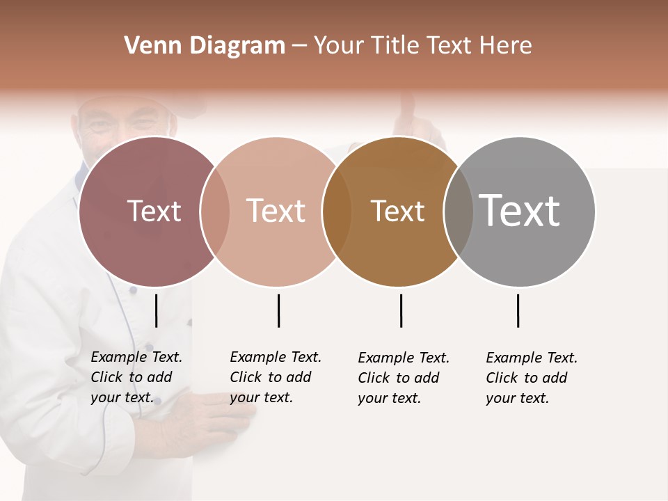 Kitchen Work Man PowerPoint Template