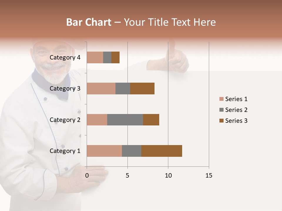 Kitchen Work Man PowerPoint Template