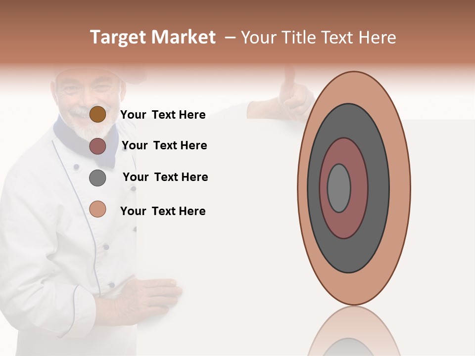 Kitchen Work Man PowerPoint Template