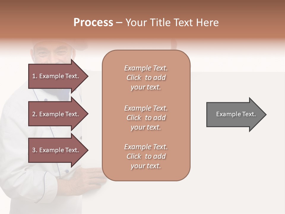 Kitchen Work Man PowerPoint Template