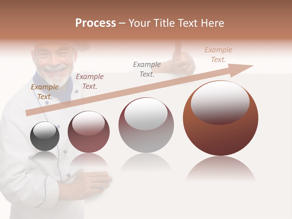 Kitchen Work Man PowerPoint Template