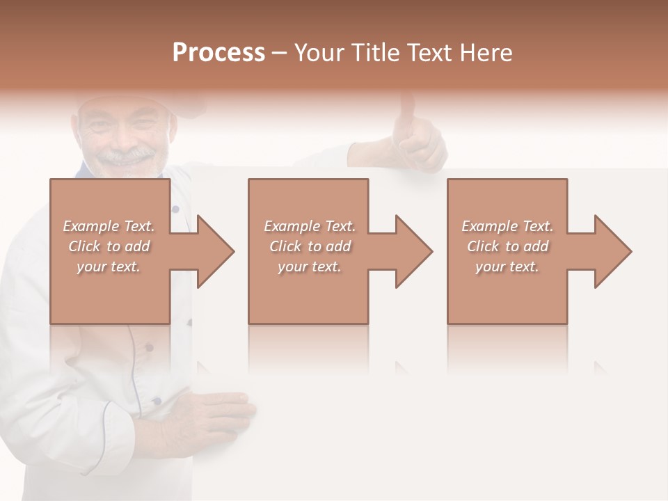 Kitchen Work Man PowerPoint Template
