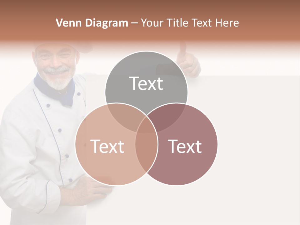 Kitchen Work Man PowerPoint Template