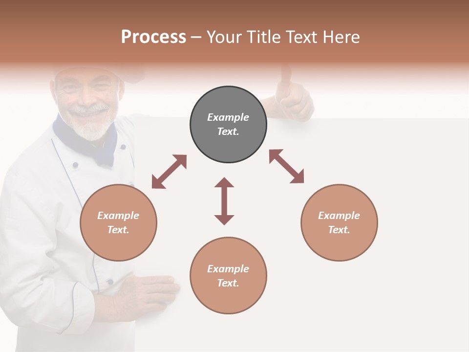 Kitchen Work Man PowerPoint Template