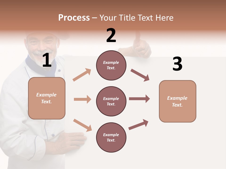Kitchen Work Man PowerPoint Template