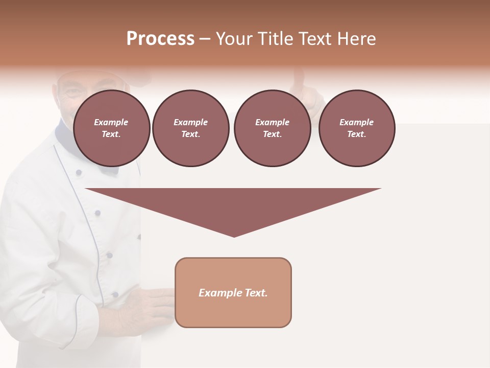 Kitchen Work Man PowerPoint Template