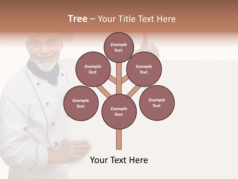 Kitchen Work Man PowerPoint Template