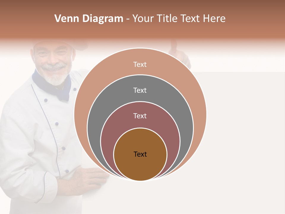 Kitchen Work Man PowerPoint Template