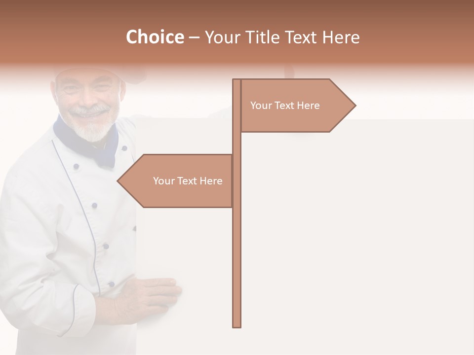 Kitchen Work Man PowerPoint Template