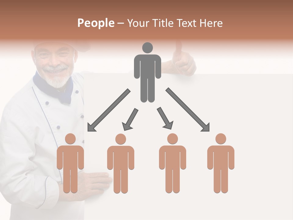 Kitchen Work Man PowerPoint Template