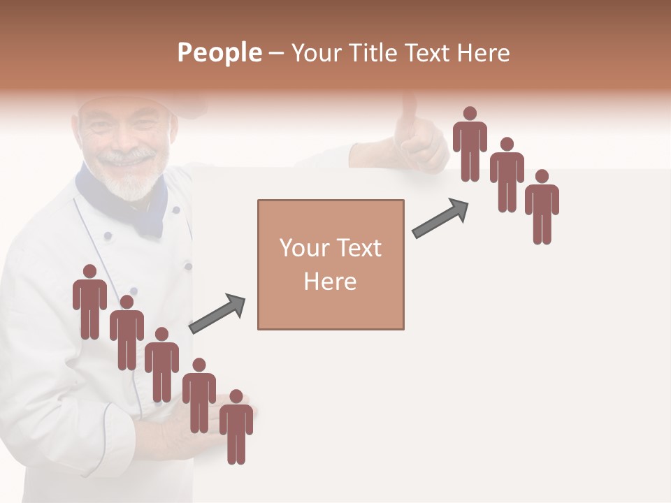 Kitchen Work Man PowerPoint Template