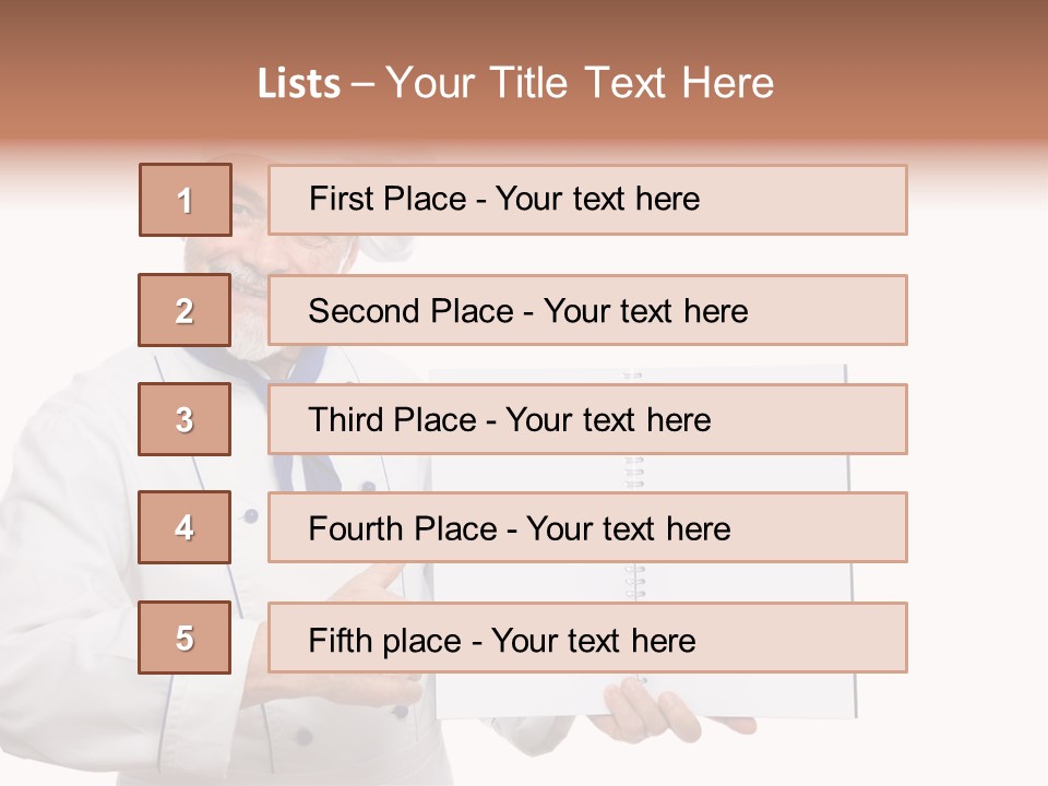 Job Food Thumb Up PowerPoint Template