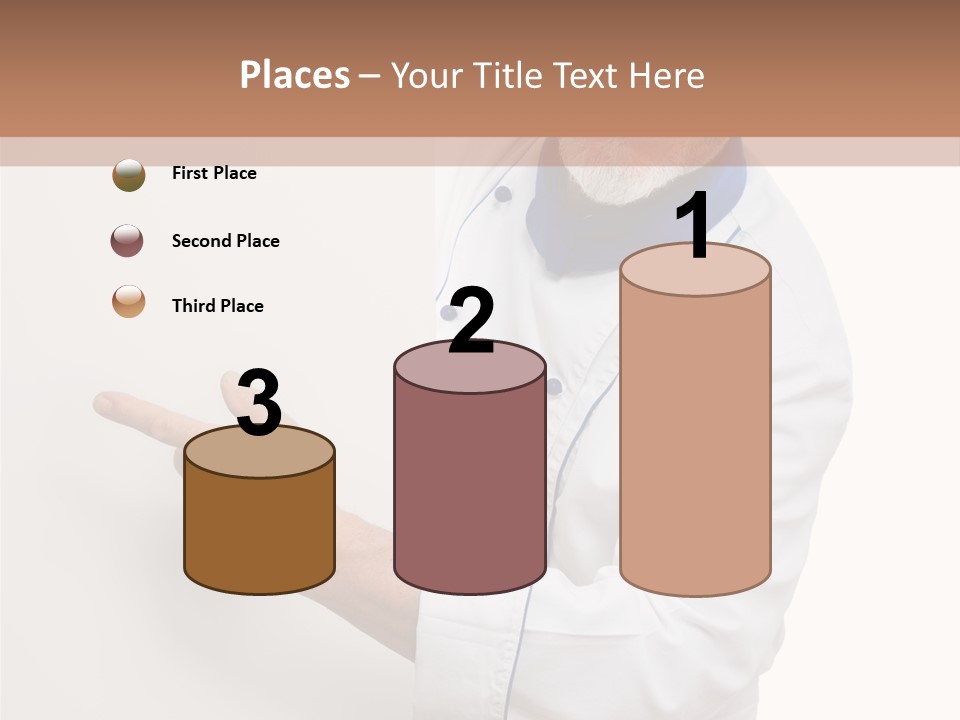 Portrait Placard Cook PowerPoint Template