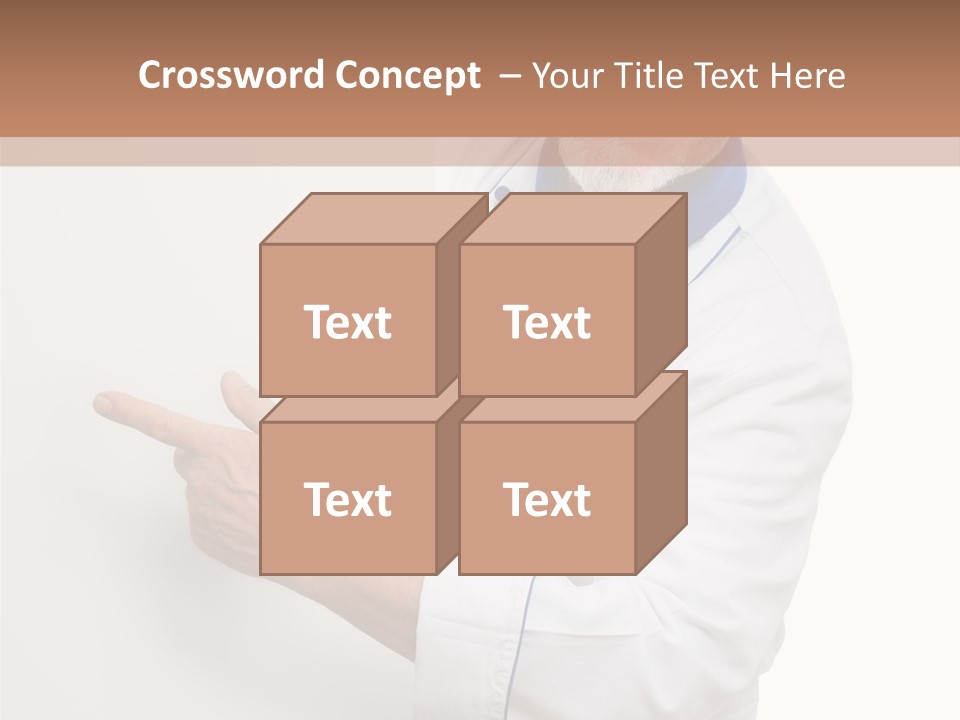 Portrait Placard Cook PowerPoint Template