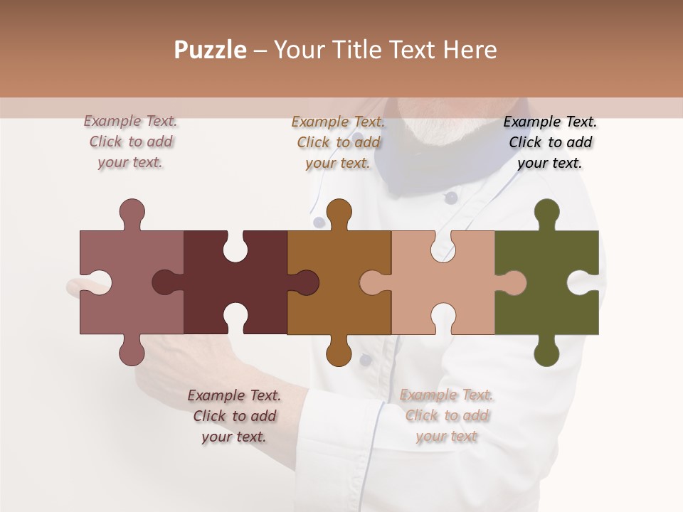 Portrait Placard Cook PowerPoint Template