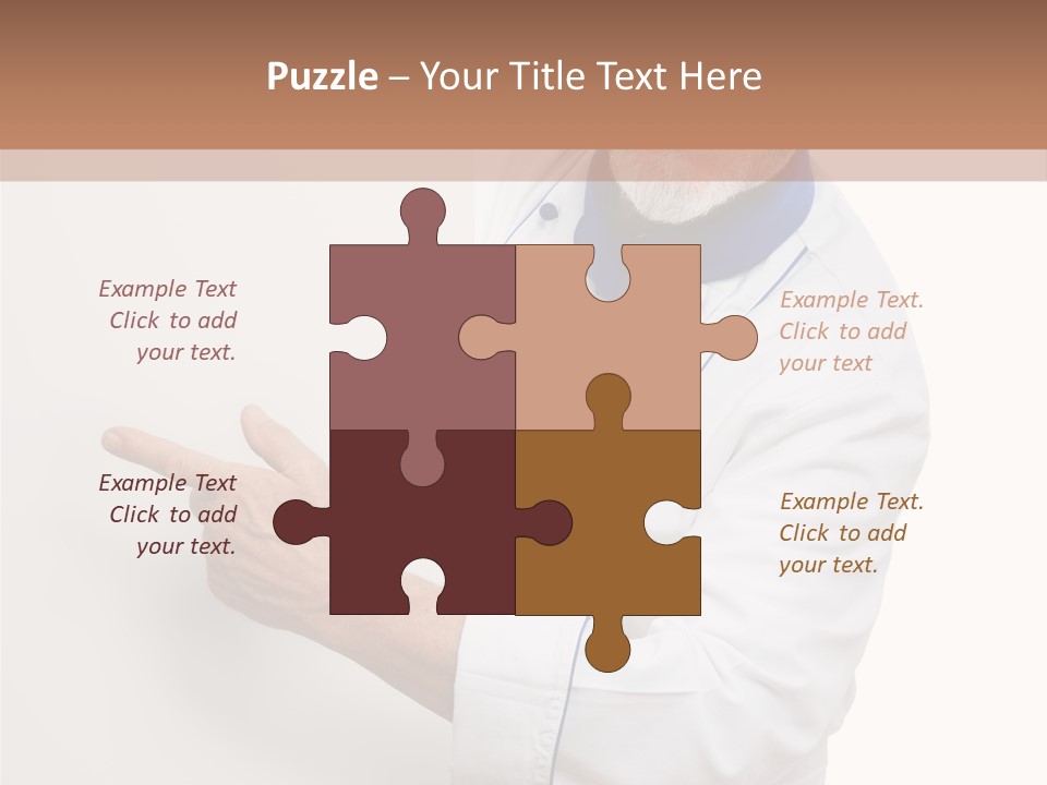 Portrait Placard Cook PowerPoint Template