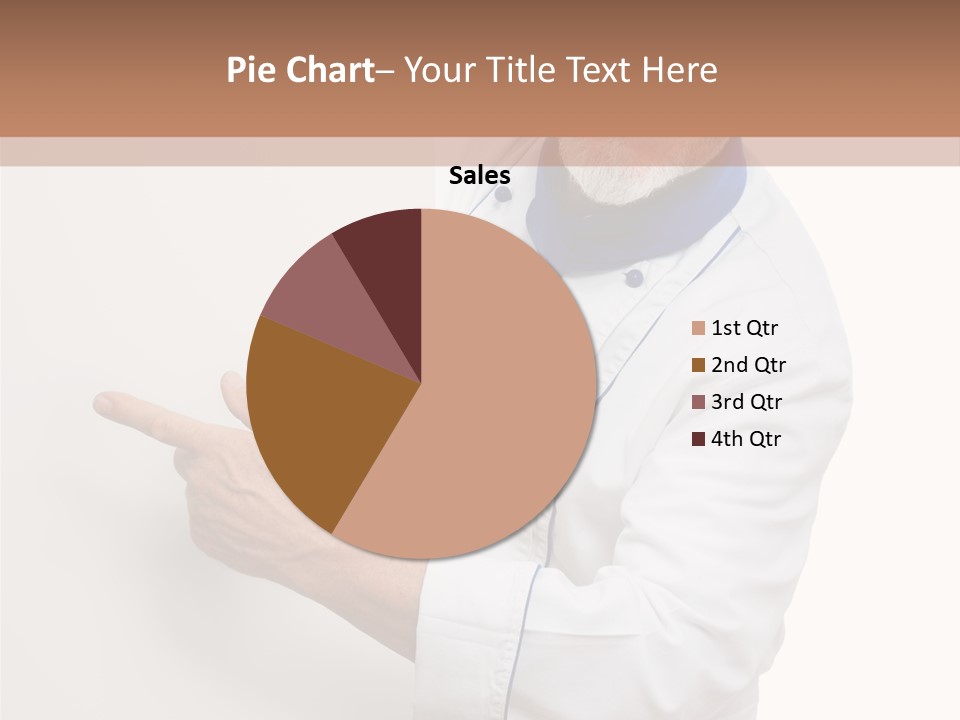 Portrait Placard Cook PowerPoint Template
