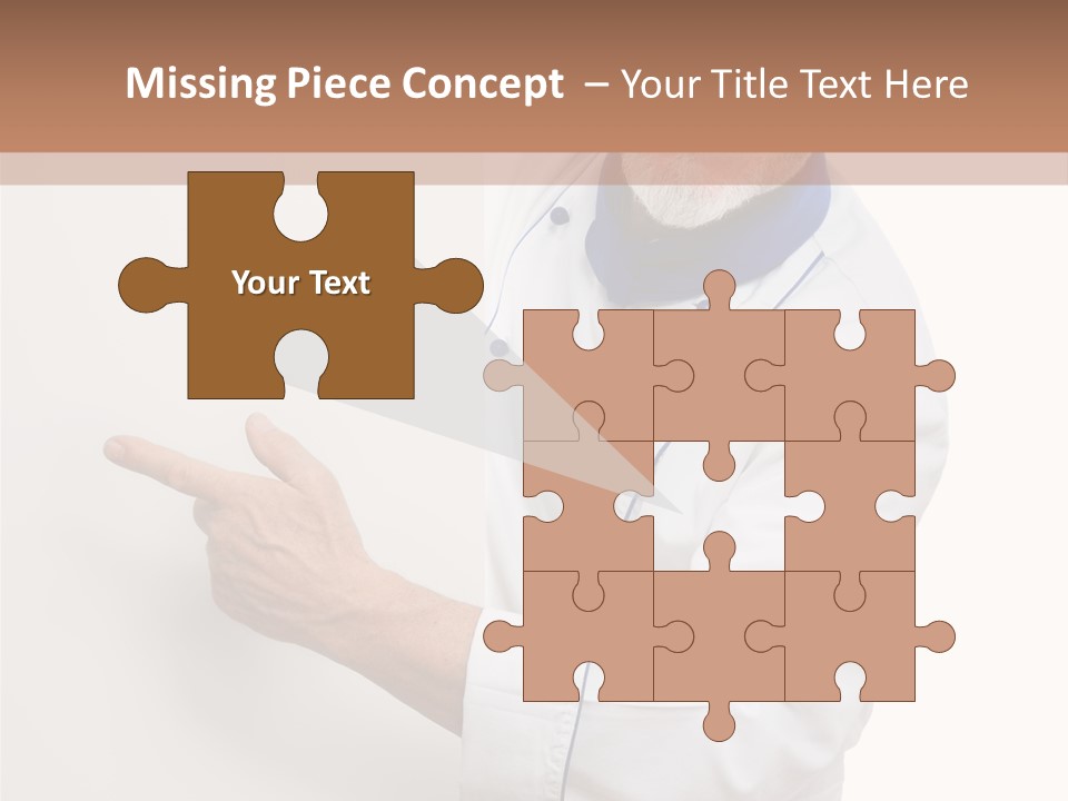 Portrait Placard Cook PowerPoint Template