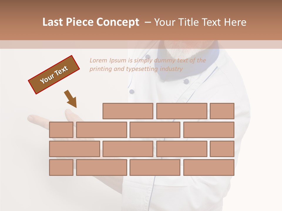 Portrait Placard Cook PowerPoint Template