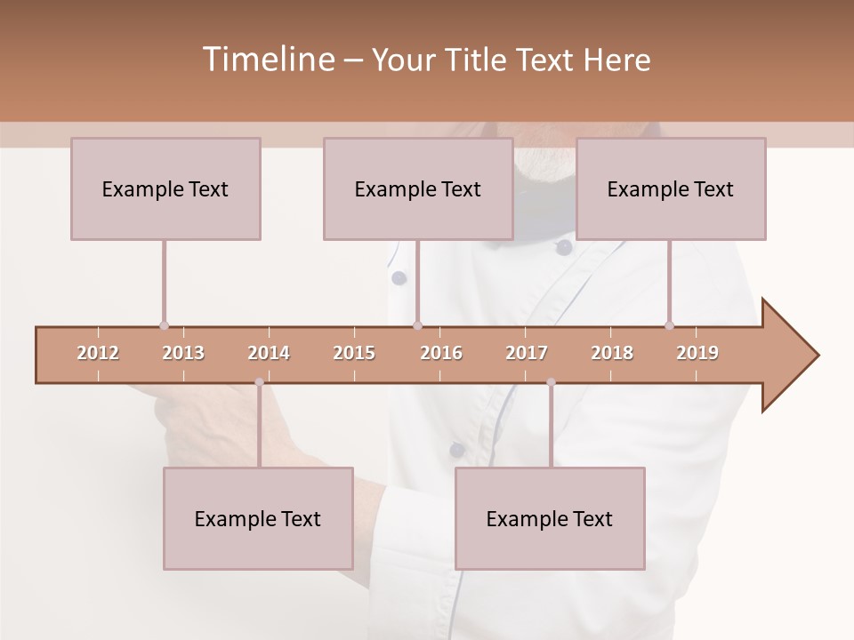 Portrait Placard Cook PowerPoint Template