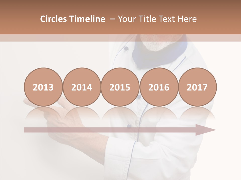 Portrait Placard Cook PowerPoint Template