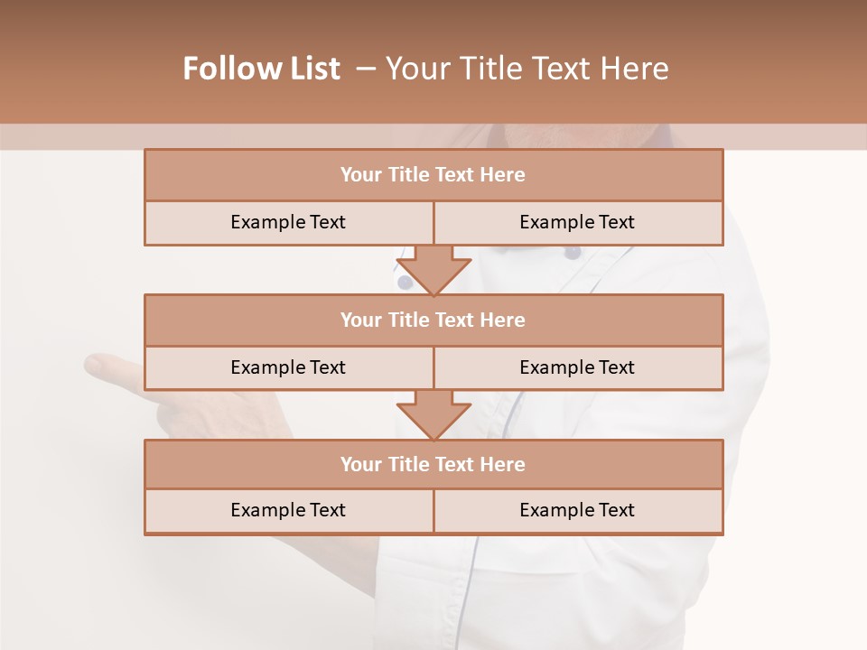 Portrait Placard Cook PowerPoint Template