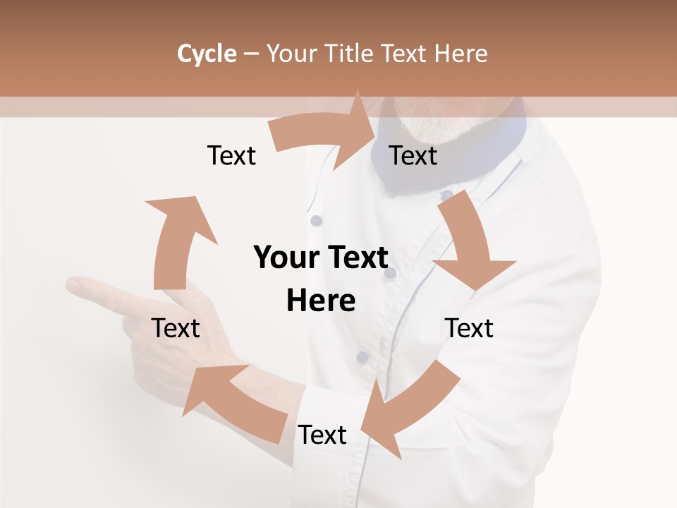 Portrait Placard Cook PowerPoint Template