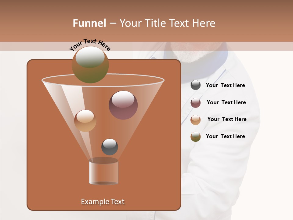 Portrait Placard Cook PowerPoint Template