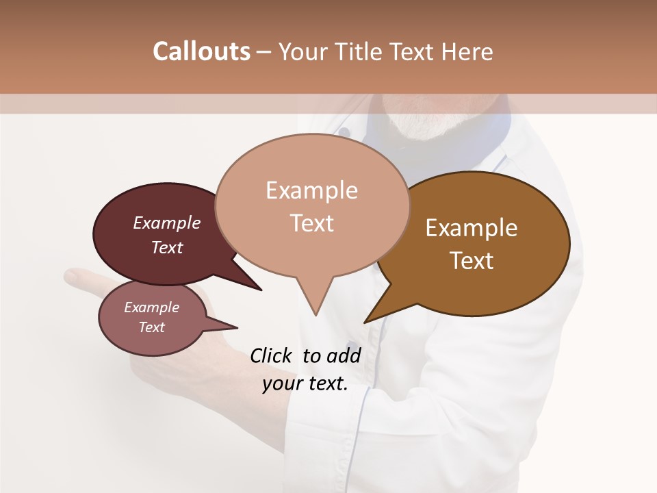 Portrait Placard Cook PowerPoint Template