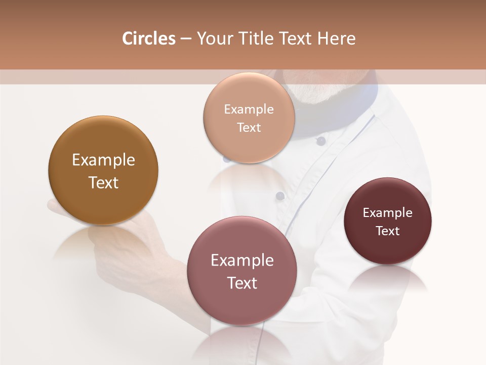 Portrait Placard Cook PowerPoint Template