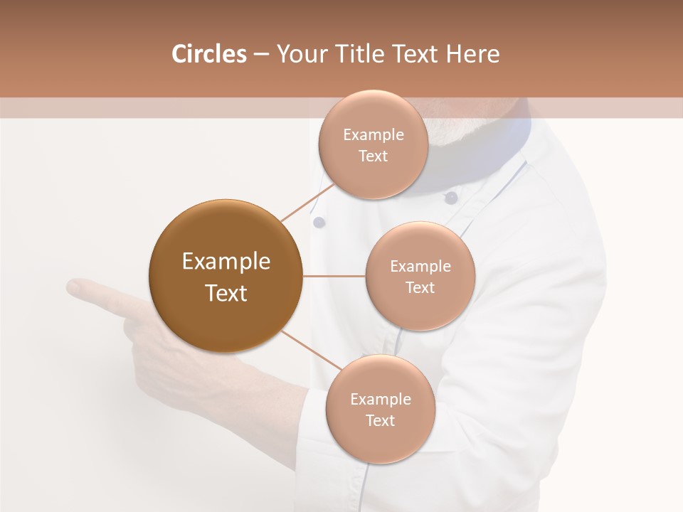 Portrait Placard Cook PowerPoint Template