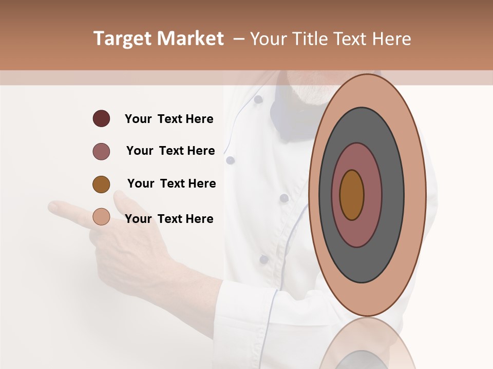 Portrait Placard Cook PowerPoint Template